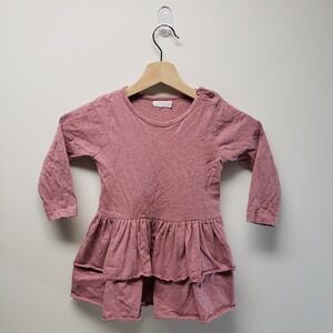 Jamie Kay Organic Cotton Echo Ruffle Dress - Berry Fizz - 2YR